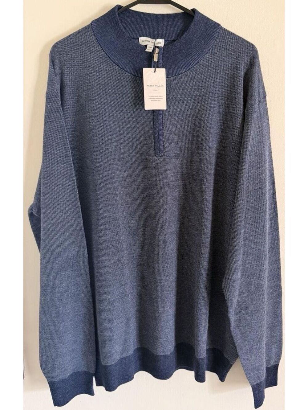 2XL - Men - Peter Millar Blue Crown QZip Sweater (NWT)